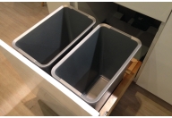 Double Sliding Waste Bins