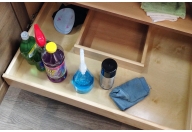 Sink drawer U-shaped